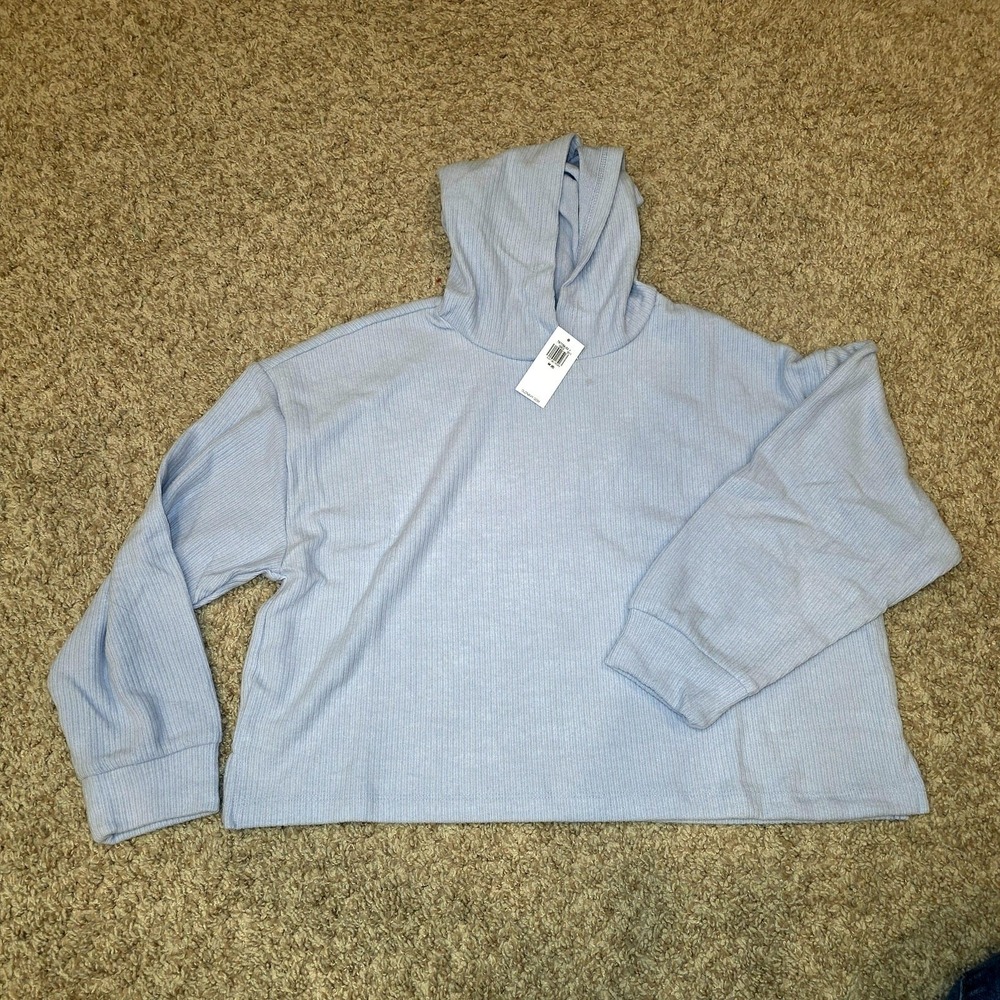 NWT Old Navy, plush pullover hoodie glitter bug purple sz M (8) youth‎